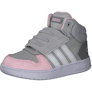 Adidas Garçon Unisex Kinder Hoops Mid 2.0 Chaussure de Basketball, Grey/Cloud White/Clear Pink, 26 EU - Publicité