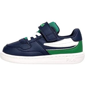 Fila Garçon Unisex Kinder Fxventuno Velcro TDL Basket, Vert Marine, 26 EU - Publicité