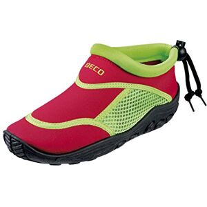 Beco chaussons aquatiques chaussure de bain chaussures néoprènes pour enfants Multicolore (Rouge/Vert) 27 EU - Publicité