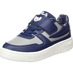 Fila WB FXVENTUNO Low Kids, Basket, Navy-Tom Grey, 35 EU - Publicité