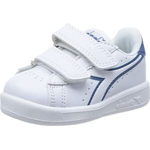 Diadora Garçon Unisex Kinder Game P TD Chaussure de Gymnastique, White Blue Vallarta, 23 EU - Publicité