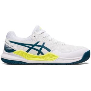 Chaussures de tennis pour juniors Asics Gel-Resolution 9 GS - white/restful teal blanc 40 unisex - Publicité