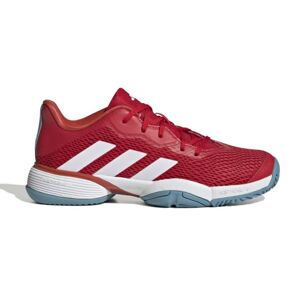 Chaussures de tennis pour juniors Adidas Barricade - better scarlet/cloud white/preloved red rouge 36 unisex - Publicité