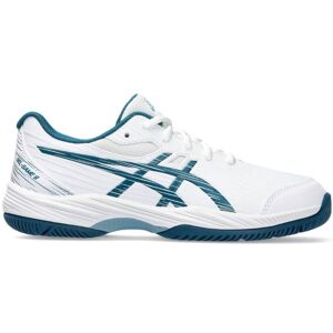 Chaussures de tennis pour juniors Asics Gel-Game 9 GS - white/restful teal blanc 35 unisex - Publicité