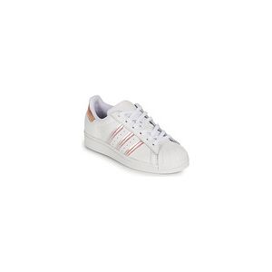 Baskets basses enfant adidas SUPERSTAR J Blanc 36,35 1/2 filles - Publicité