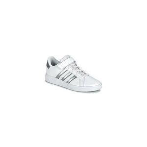 Baskets basses enfant adidas GRAND COURT 2.0 EL Blanc 28,29,30,31 filles - Publicité