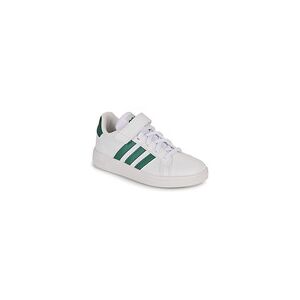 Baskets basses enfant adidas GRAND COURT 2.0 EL K Blanc 28,29,30 filles - Publicité