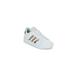 Baskets basses enfant adidas GRAND COURT 2.0 K Blanc 36 2/3,39 1/3 filles - Publicité