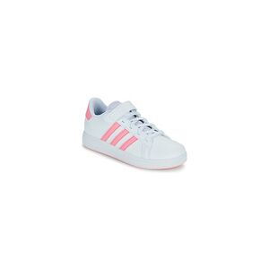 Baskets basses enfant adidas GRAND COURT 2.0 EL K Blanc 28,29,31,32,33,34 filles - Publicité