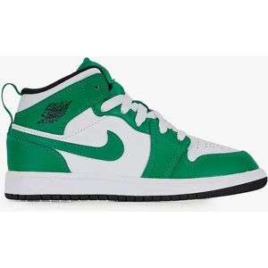 Jordan Air Jordan 1 Mid Lucky Green - Enfant blanc/vert 31,5 unisexe