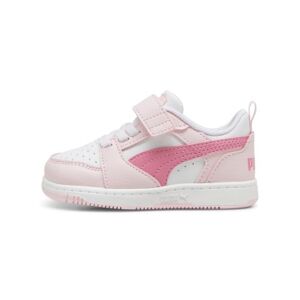 Puma pour fille. 39742008 Trainers Rebound v6 pink (24), Plat, Lacets, Velcro, Casuel, Rose, mode enfantine - Publicité