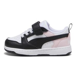 Puma pour fille. 39742013 Chaussures Rebound v6 Low noir (24), Plat, Lacets, Velcro, Casuel, mode enfantine - Publicité