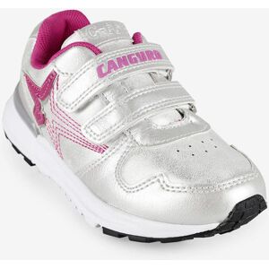 Canguro Scarpe sportive per bambina con strappi Scarpe sportive bambina Argento taglia 26