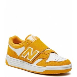 New Balance Scarpe Sneakers Bambini Unisex 480 Giallo Strappo velcro Lifestyle