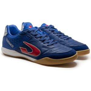 Gems scarpe calcio calcetto Futsal VIPER FX Blu Vera Pelle Indoor