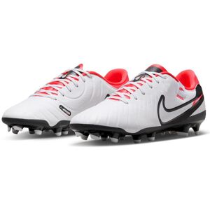 Nike Scarpe Calcio Tiempo UOMO Bianco Pelle Legend 10 academy fg/mg