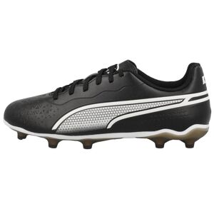 Puma King Match FG/AG Jr - scarpe da calcio per terreni compatti/duri - ragazzo Black/White 4,5 UK