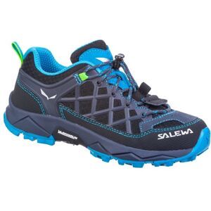 Salewa Wildfire - scarpe da trekking - bambino Blue/Fluo 31