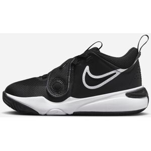 Nike Scarpe Team Hustle D 11 Bianco e Nero Bambino DV8994-002 1.5Y