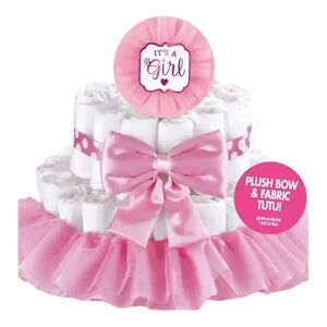 Amscan Kit decorazione torta Baby Shower Girl (4 pezzi)
