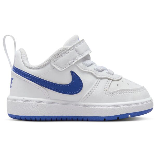nike court borough low recraft - sneakers - bambino white/blue 7c us