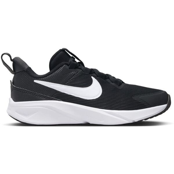 nike star runner 4 - scarpe running neutre - bambino black/white 2y us