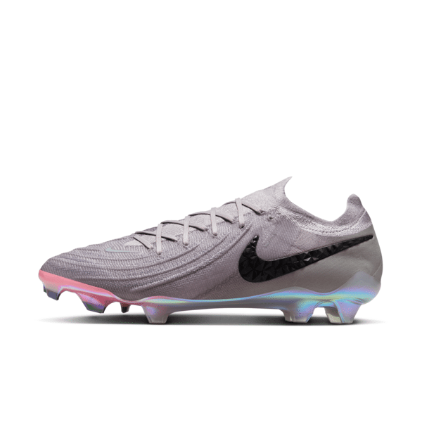 nike scarpa da calcio a taglio basso fg  phantom gx 2 elite - grigio