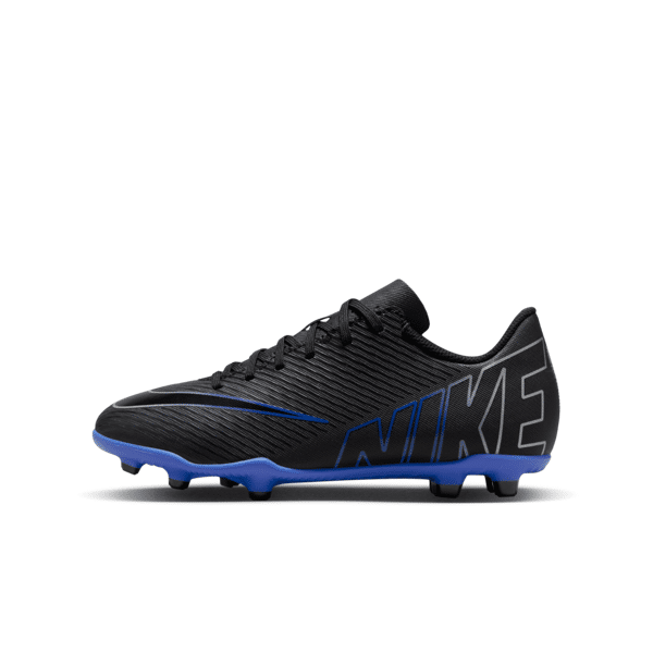 nike scarpa da calcio multiterreno a taglio basso  jr. mercurial vapor 15 club – bambino/a e ragazzo/a - nero