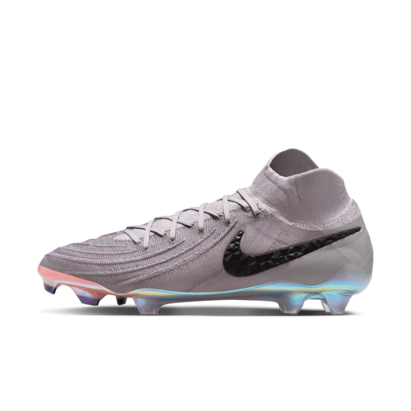 nike scarpa da calcio a taglio alto fg  phantom luna 2 elite - grigio