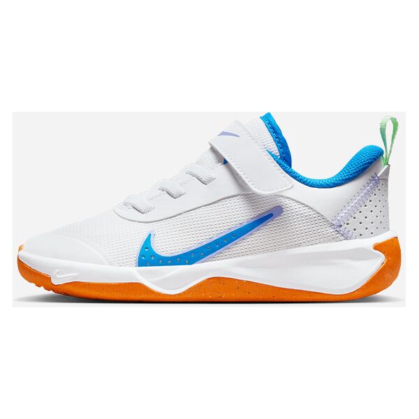 nike chaussures omni multi-court pour enfant couleur : white/photo blue-vapor green taille : 33.5 eu   2y us 2y