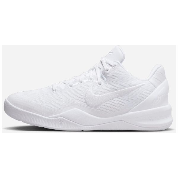 nike scarpe da basket kobe viii bianco bambino fn0266-100 3.5y