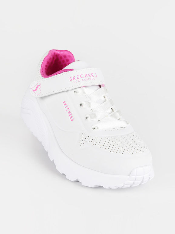 Skechers Sneakers bimba con strappo Scarpe sportive bambina Bianco taglia 29