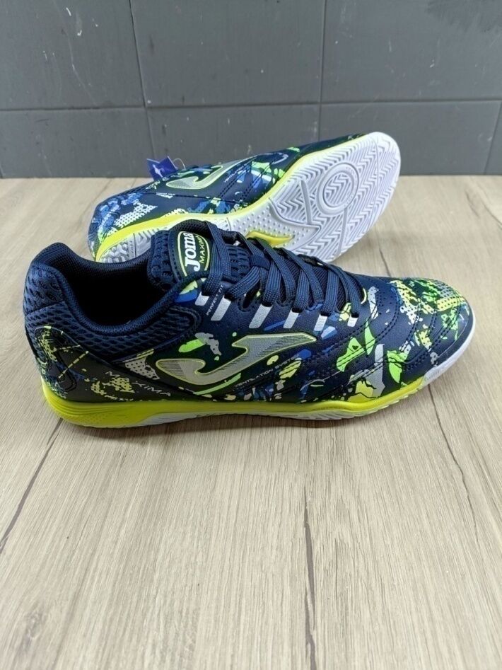 Joma Scarpe Calcio Calcetto Maxima Print 2433 Indoor Blue Futsal