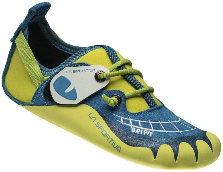 La Sportiva Gript - scarpette da arrampicata - bambino Blue/Green 28 EU