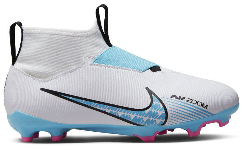 Nike Jr Zoom Mercurial Superfly 9 Academy FG/MG - scarpe da calcio multisuperfici - ragazzo White/Blue 1Y US