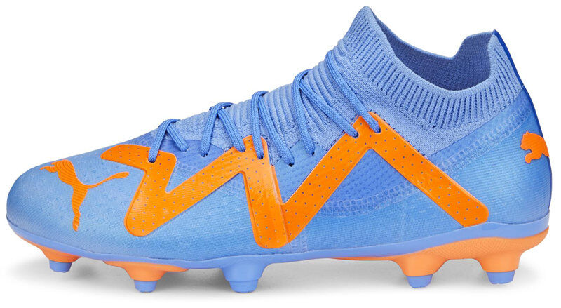 Puma Future Match FG/AG Jr - scarpe da calcio per terreni compatti/duri - ragazzo Blue/Orange 5 UK