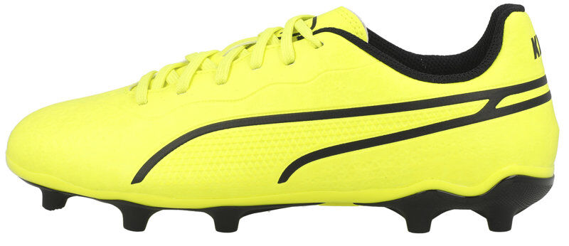 Puma King Match FG/AG Jr - scarpe da calcio per terreni compatti/duri - ragazzo Yellow 3,5 UK