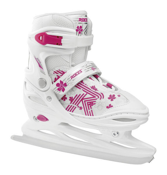 Roces Jokey Ice 3.0 - pattini da ghiaccio - bambina White/Pink 26/29