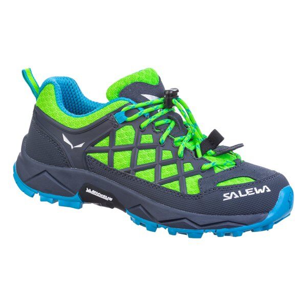 Salewa Wildfire - scarpe da trekking - bambino Fluo Green 28