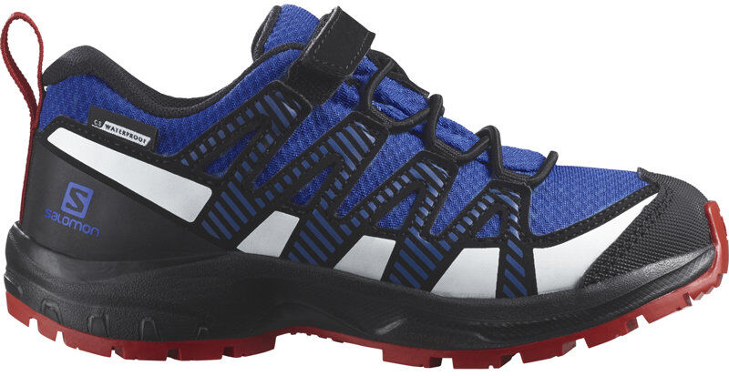 Salomon XA PRO V8 CSWP K - scarpa trail running - bambino Blue/Black 29 EU
