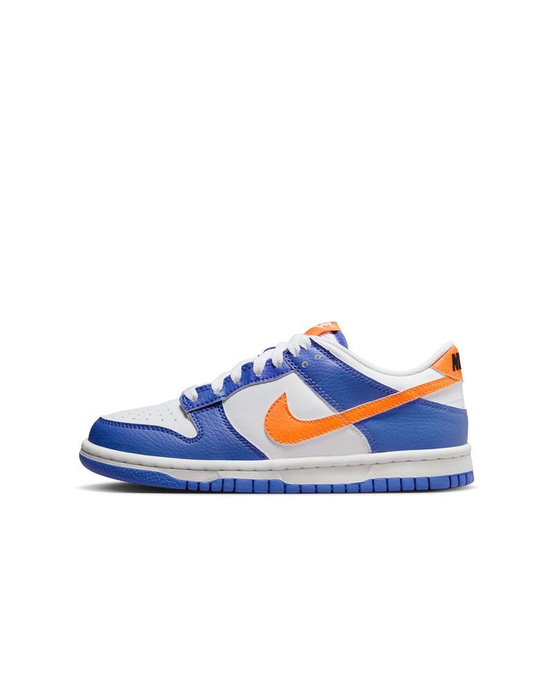 Nike Scarpe Dunk Low Blu e Bianco Bambino FN7783-400 4Y