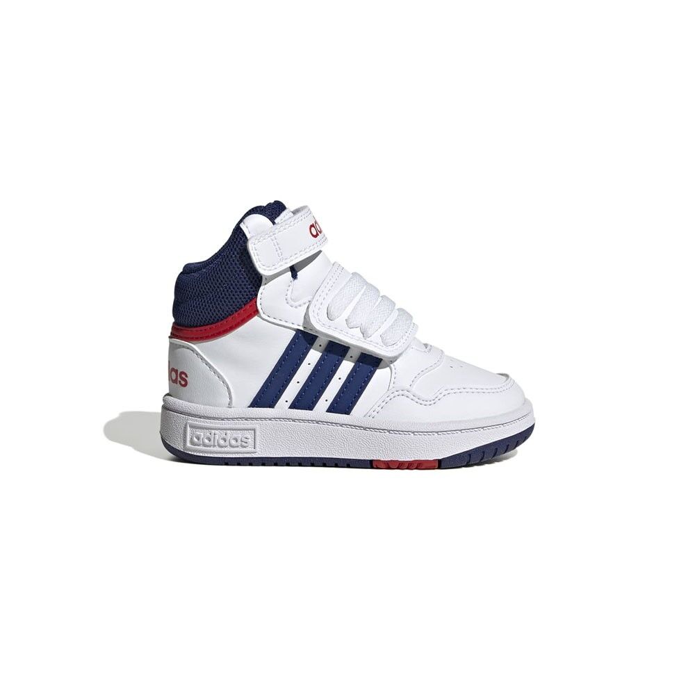 ADIDAS Hoops Mid 3.0 Ac I Td Bianco Blu Sneakers Bambino EUR 24