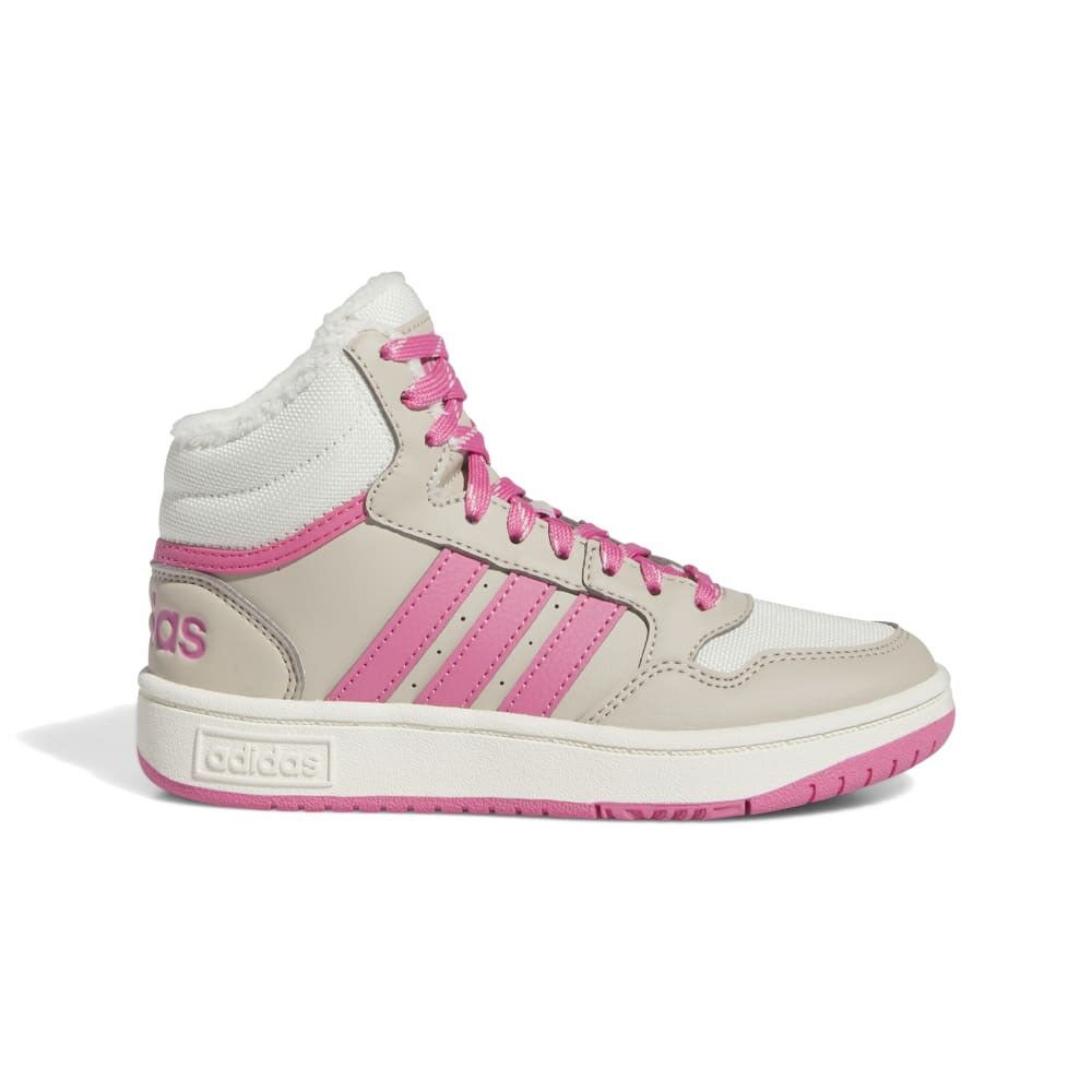 ADIDAS Hoops Mid 3.0 GS Beige Rosa Sneakers Bambina EUR 38 / UK 5