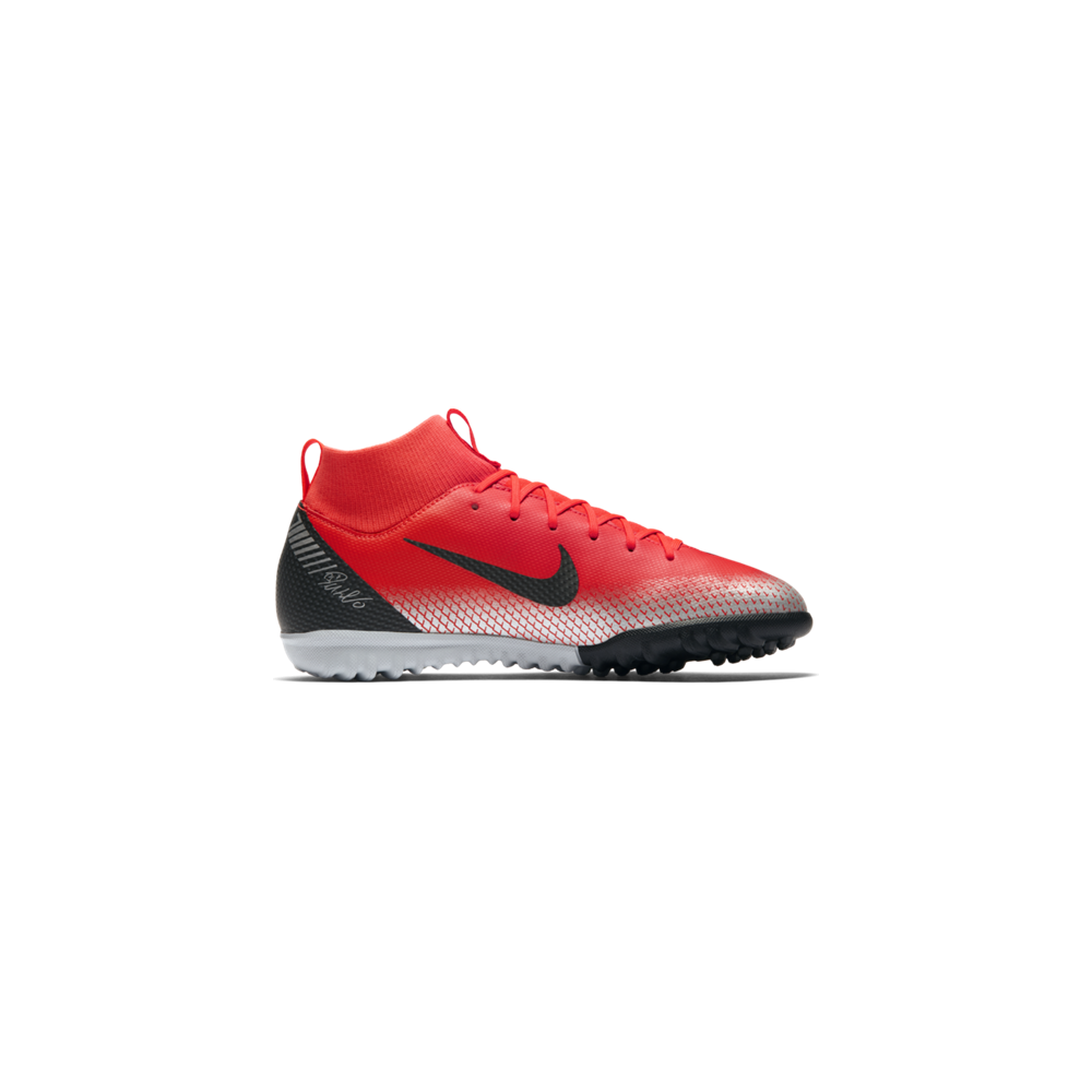Nike Bambino Superfly 6 Academy Gs Cr7 Tf Rosso/Nero EUR 37.5 / US 5Y