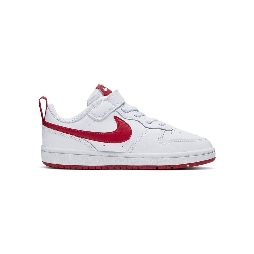 Nike Sneakers Court Borought Low Psv Bianco Rosso Bambino EUR 32 / US 1Y