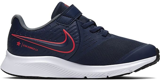 Nike Scarpe Ginnastica Star Runner 2 Ps Blu Rosso Bambino EUR 34 / US 2.5Y