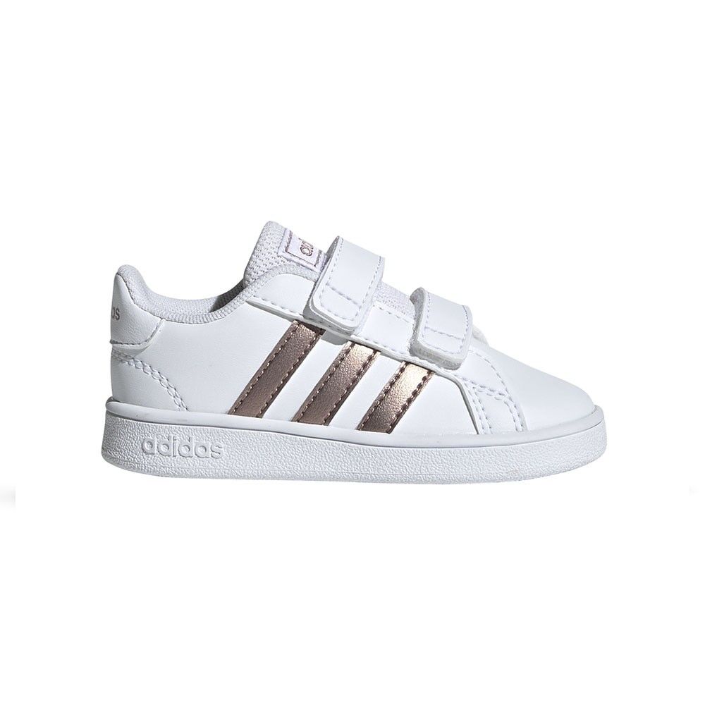 ADIDAS sneakers grand court td bianco bronzo bambino EUR 25