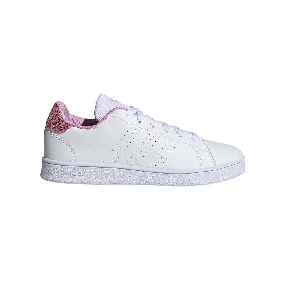 ADIDAS sneakers advantage k bianco rosa bambina EUR 34 / UK 2