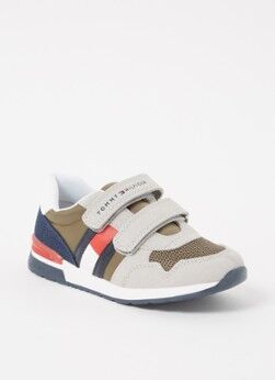 Tommy Hilfiger Sneaker met logo - Legergroen