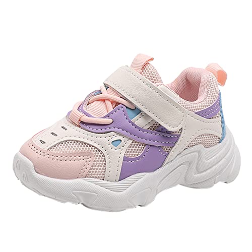 TDEOK Knipperschoenen gymschoenen mesh baby sport lopen casual peuter babyschoenen babyschoenen 12 maanden, roze, 24 EU